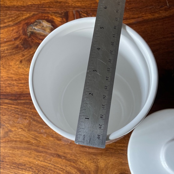 WEST ELM Utility White Coffee Storage Kitchen Canister Container (discontinued) - Picture 7 of 12